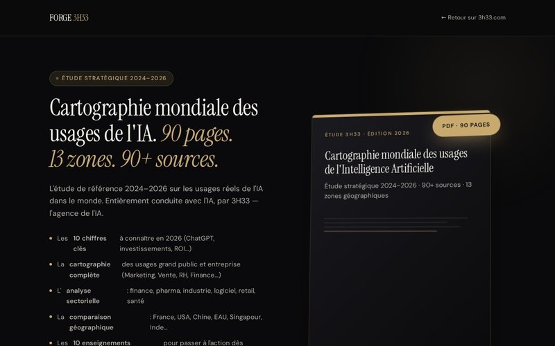Cartographie mondiale IA