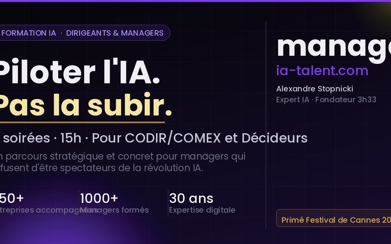 Manager IA Talent