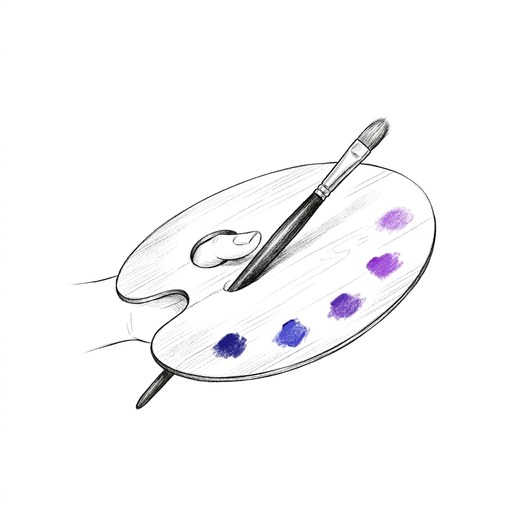 Palette de peintre