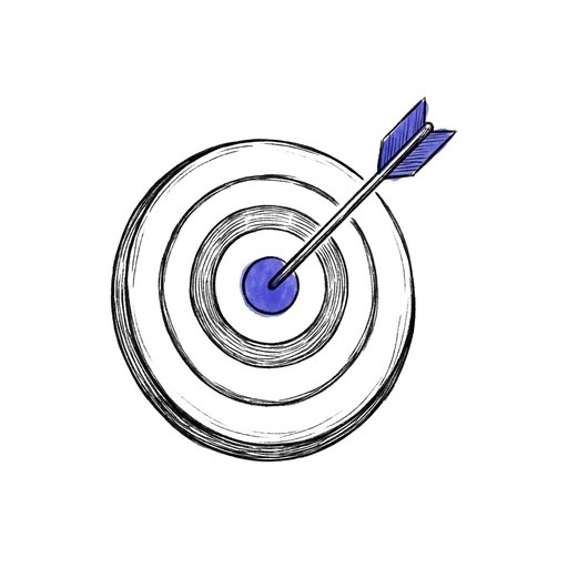 Cible avec flèche